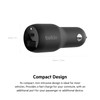 Belkin CCB004btBK Cargador doble para coche con PPS de 37