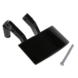 RLB-HILON Metal Left Door Handle Repair Kits Compatible with Honda CRZ CR-Z 2011 2012 2013 2014 2015 Year, Black Color