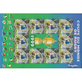 Prophila Collection France 3421Klb Small Sheet (Complete Edition) 1999 Rugby (Stamps for Collectors) Sport Other