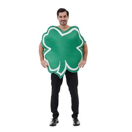 EraSpooky Festive Lucky Four-Leaf Clover Costume Adult Unisex