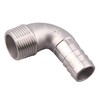 DERPIPE 3/4" Hose Barb x 3/4" Male NPT Stainless Steel