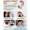 EnerCoppeX Copper Magnetic Ring for Women, Lymphatic Drainage Adjustable Ring,