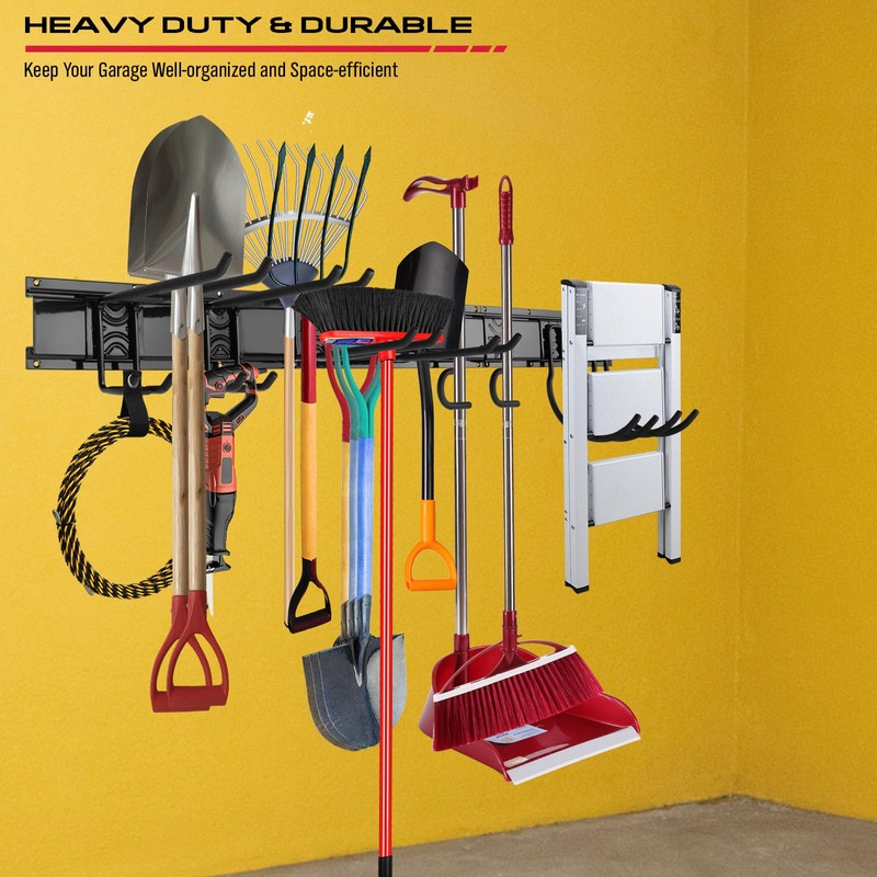 48" Heavy Duty Garage Wall Organizer, Wall Mount Tool Storage