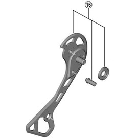Shimano Y3HT98080 Repair Parts RD-RX817 Right Plate Assembly