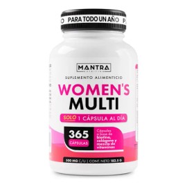 Multivitamínico De Mujer De 365 Cápsulas | Mantra Nutrition Sabor Sin Sabor