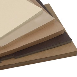 20 Sheets 5 Colors A4 Card Paper, 230g Coloured Cardstock, Thick Cardstock Paper for Invitations DIY Crafts Cards Making, Brown
