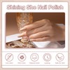 Shining She Semi-Permanent Nail Polish, 6 Colors Nude Beige Champagne