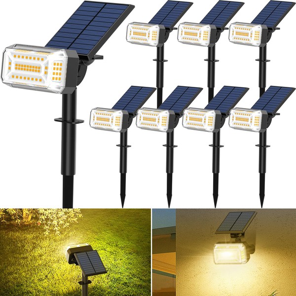 WENATY 102 LED Solar Spot Lights Outdoor Waterproof IP65, Adjustable