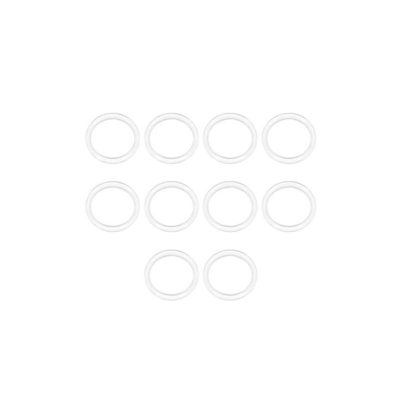 uxcell Silicone O-Ring, 16mm OD, 12mm ID, 2mm Width, VMQ