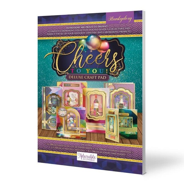 Hunkydory Crafts Deluxe Craft Pad - Cheers to You