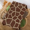 Walmsco Tablecloth Brown Giraffe Pattern Decor For Dining Room Kitchen