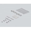 Delock Keystone Patch Panel 6 Port Black