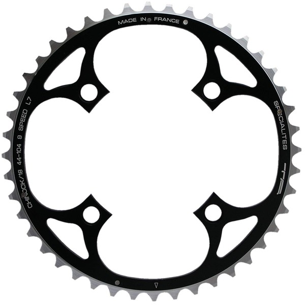 Spécialités TA Chinook 8/9 Speed Outer Chainring, Black, 46T