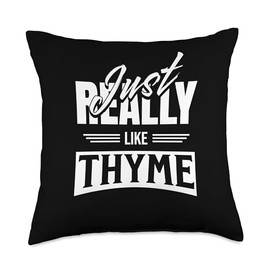 Thymes Fragrant herb Aromatic herb Herb Thyme Throw Pillow