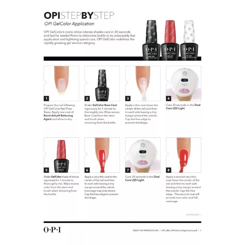 Opi Gel Lámpara Led Gc Ornament To Be Together Gris