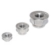 Gleitmo Flange Nuts M10 6 Pieces Self-Locking with Locking Toothing