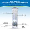 Sper Scientific Analog & Digital Min/Max Thermometer 800122 - Accurate