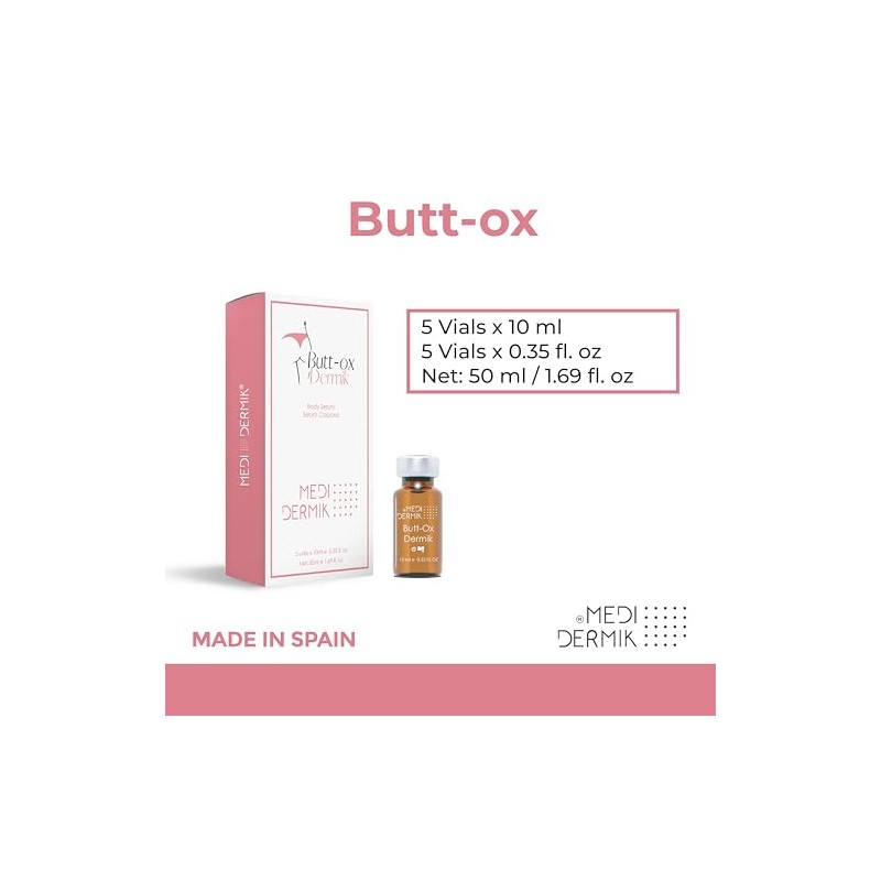 Butt Ox Dermik – Solución Reafirmante Y Reafirmante Para Glúteos