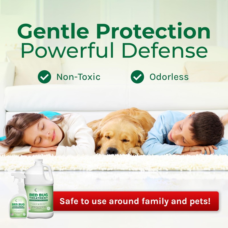 Hygea Natural Bed Bug & Lice Elimination Duo - Includes