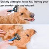 Pet Pro Grooming Tool, 2-in-1 Deshedding Dog Brush with 9/21