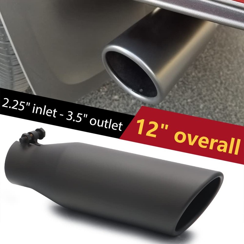 LCGP 2.25 Inch Inlet Exhaust Tip 2.25" x 3.5" x