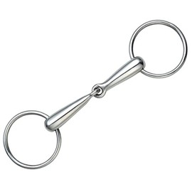 Shires Hollow Mouth Loose Ring Snaffle-As supplied 5 3/4"