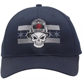 Peerless Chicago Fire Department Skull Hat Chicago Flag 11308