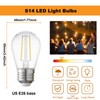 abulber 2W Led Light Bulbs,S14 Led Bulbs for Outdoor String
