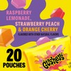 Gushers Fruit Flavored Snacks, Raspberry Lemonade, Strawberry Peach, Orange Cherry,