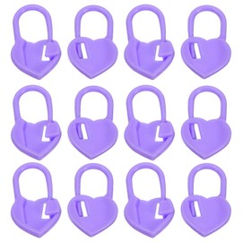 YOKIVE 100Pcs Stitch Markers, Plastic Crochet Locking Stitch Needle Clip Counter, Great for Crocheting Knitting Sewing Handmade DIY Crafts, Purple