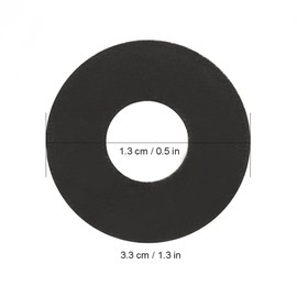 Guitar Toggle Switch Ring Rhythm Treble Ring LP Guitar Toggle Switch Washer Plate 3 Way Toggle Switch Washer Pickup Selector Ring (Black)