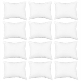 Framendino, 12 Pack White Small Bracelet Watch Pillow Jewelry Display Holder Organizer for Bangle Wrist Chain Cushion Pillows