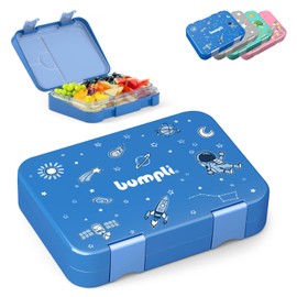 Bumpli Children's lunch box with compartments – child-friendly lock with click closure – lunch box, bento box for nursery, school, excursions