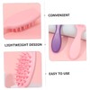 Healeved 3pcs Shampoo Massage Comb Scalp Scrubber Hair Exfoliate Scrub