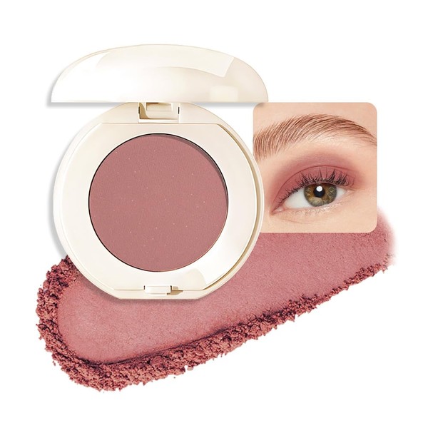 Hxssll Single Cream Eyeshadow,Orange Brown Matte Eye shadow Pallette,Waterproof&Long Lasting