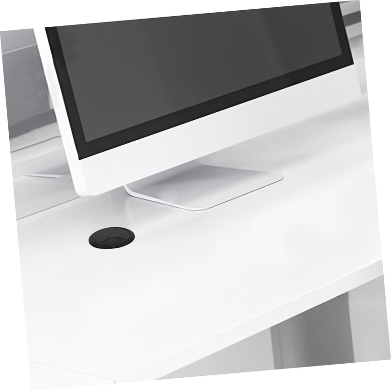 ABOOFAN 9pcs Desk Cable Grommets Durable Plastic Cord Hole Covers