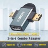 NFHK 3pcs/Set Micro & Mini HDMI to HDMI Compatible 1.4