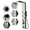 BWE Stainless Steel Shower Panel Tower System 5 Jets Multi-Function