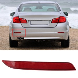 Bumper Warning Reflector Rear Bumper Reflector Professional Warning for F10 5 Series 2010-2016 (Left 63147842955)