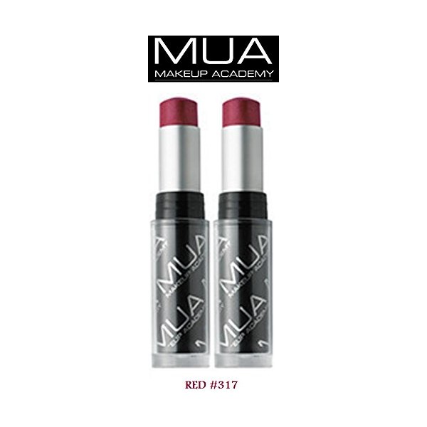 MUA INTENSE COLOR MOISTURE BALM #317 RED MUA Make Up