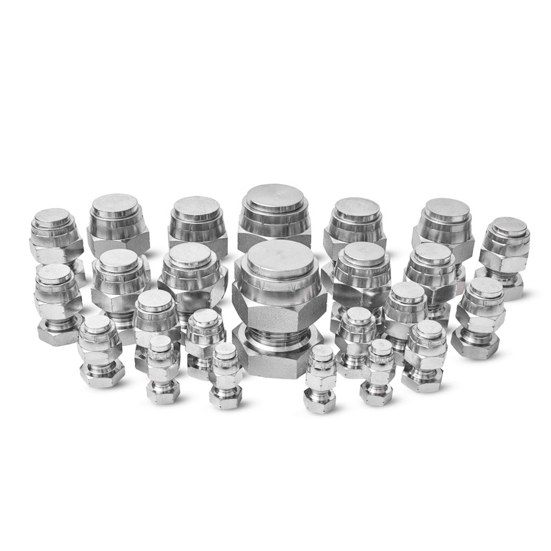 48 Pcs. BSPP Cap & Plug Assortment Hydraulic Adapter Fitting