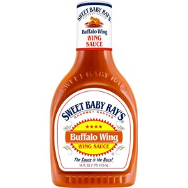 Sweet Baby Ray's Wing Sauce & Glaze - Buffalo Wing - 16 FL Ounce Bottles - Pack Of 6