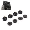 Aluminum Alloy Speaker Stands Shockproof Adjustable Isolation Feet for Turntable