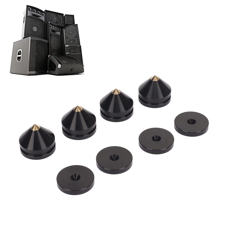 Aluminum Alloy Speaker Stands Shockproof Adjustable Isolation Feet for Turntable