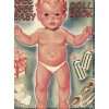 VINAGE 1930s WEE WEE BABY PAPER DOLL UNCUT HD LASER