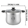 Vivicreate Stainless Steel Stock Pot, 27.5 Quart, 11.4 x 13.4