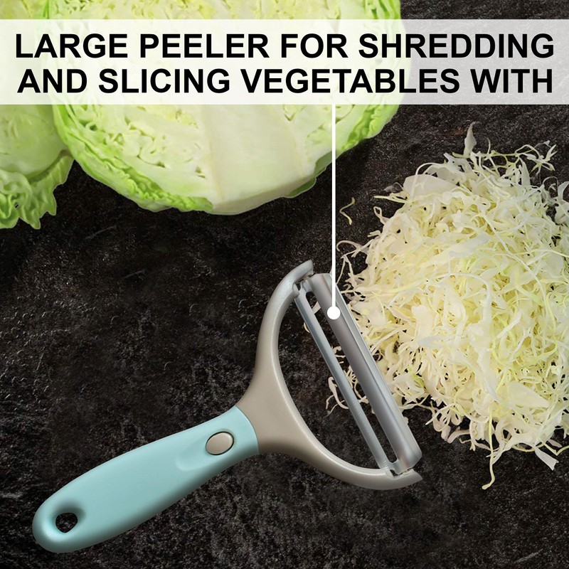 Bahoki Essentials 3 Piece Peeler Set - Stainless Steel Trio