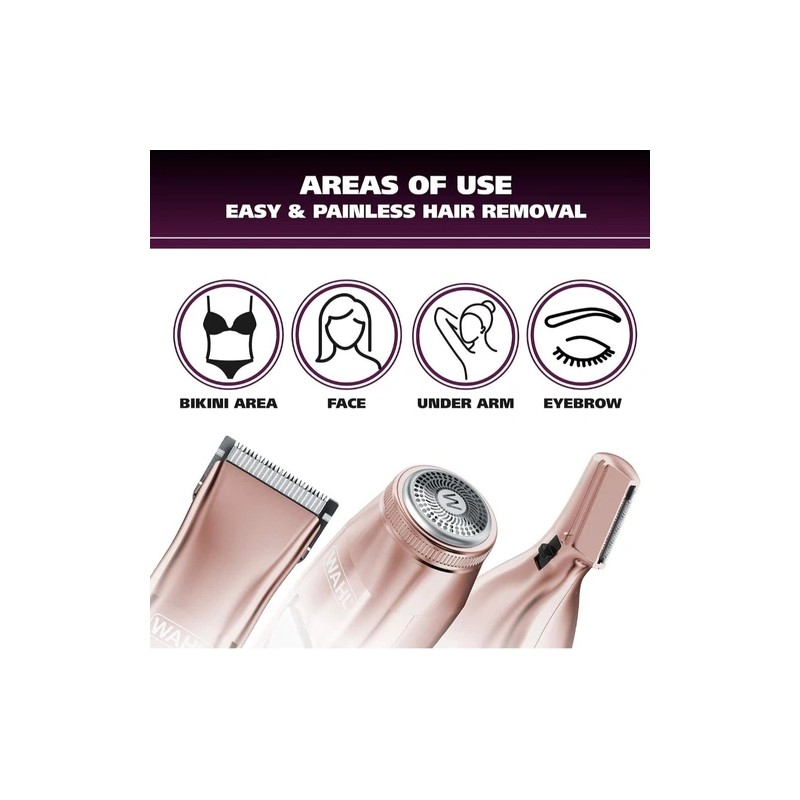 Wahl Pure Confidence Rechargeable Electric Razor Trimmer, 9865-2901