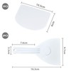 COZERI 2pcs Pizza Spatula Pizza Spatula Dough Cutter Flexible Dough