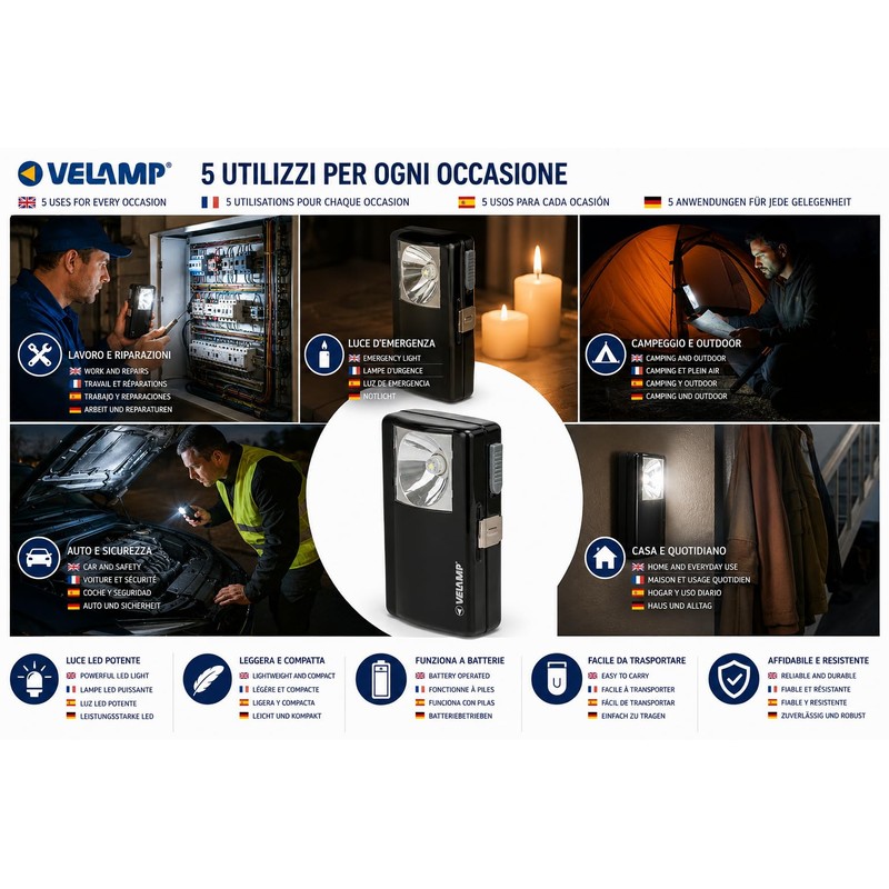 Velamp id72LED House, Black